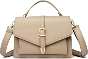 Travistar Crossbody Bags for Women - Small Cross Body Purse Leather Top-handle Handbags Trendy Shoulder Bag Satchel Purses
