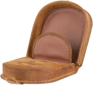 TRY-5 Smooth Soft Leather Coin Purse Pouch Tray/Money Change Holder (Tan)