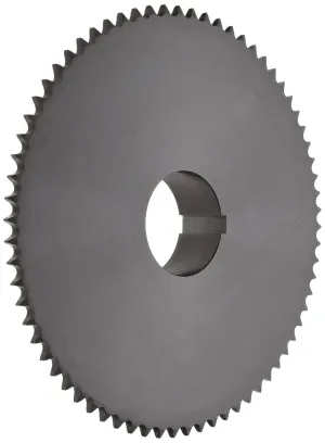 Tsubaki 40H15 Roller Chain Sprocket, Single Strand, Split Taper Design, H Bushing Required, 15 Teeth, #20 ANSI No., 1/2" Pitch