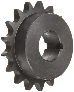 Tsubaki 50B17F-1C Finished Bore Sprocket, Single Strand, Inch, #50 ANSI No., 5/8" Pitch, 17 Teeth, 1-3/16" Bore