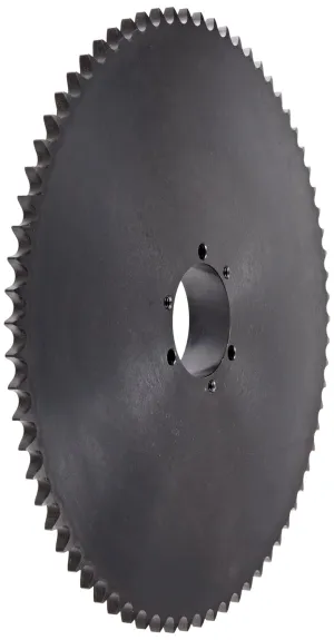 Tsubaki 50JA12 Roller Chain Sprocket, Single Strand, QD Design, JA Bushing Required, 12 Teeth, #50 ANSI No., 5/8" Pitch