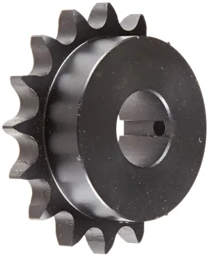 Tsubaki 60B16F-1D Finished Bore Sprocket, Single Strand, Inch, #60 ANSI No., 3/4" Pitch, 16 Teeth, 1-1/4" Bore