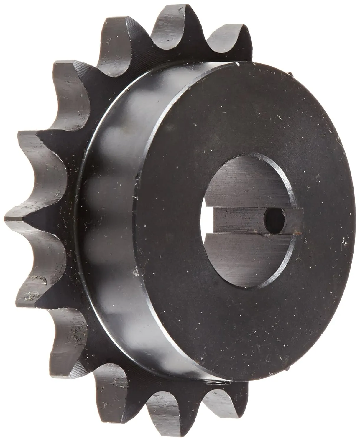 Tsubaki 60B16F-1D Finished Bore Sprocket, Single Strand, Inch, #60 ANSI No., 3/4" Pitch, 16 Teeth, 1-1/4" Bore