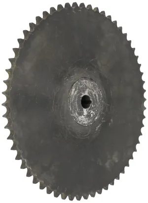 Tsubaki 60B21F-1D Finished Bore Sprocket, Single Strand, Hardened Teeth, Inch, #60 ANSI No., 3/4" Pitch, 21 Teeth, 1-1/4" Bore