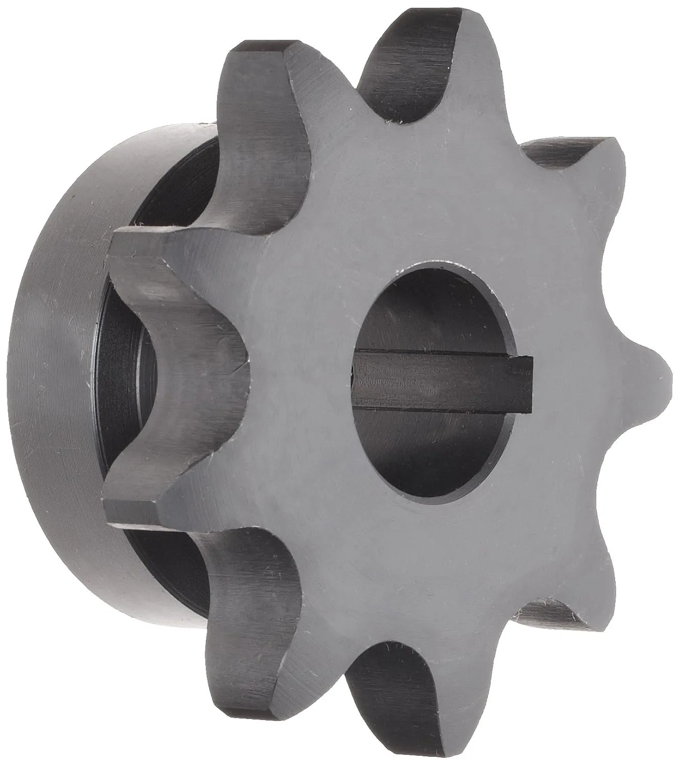 Tsubaki 80B27F-1R Finished Bore Sprocket, Single Strand, Inch, #80 ANSI No., 1" Pitch, 27 Teeth, 1-15/16" Bore