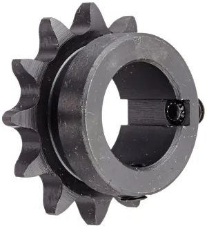 TSUBAKI - H40B12F-1 Tsubaki 40B12F-1 Finished Bore Sprocket, Single Strand, Hardened Teeth, Inch, #20 ANSI No., 1/2" Pitch, 12 Teeth, 1" Bore