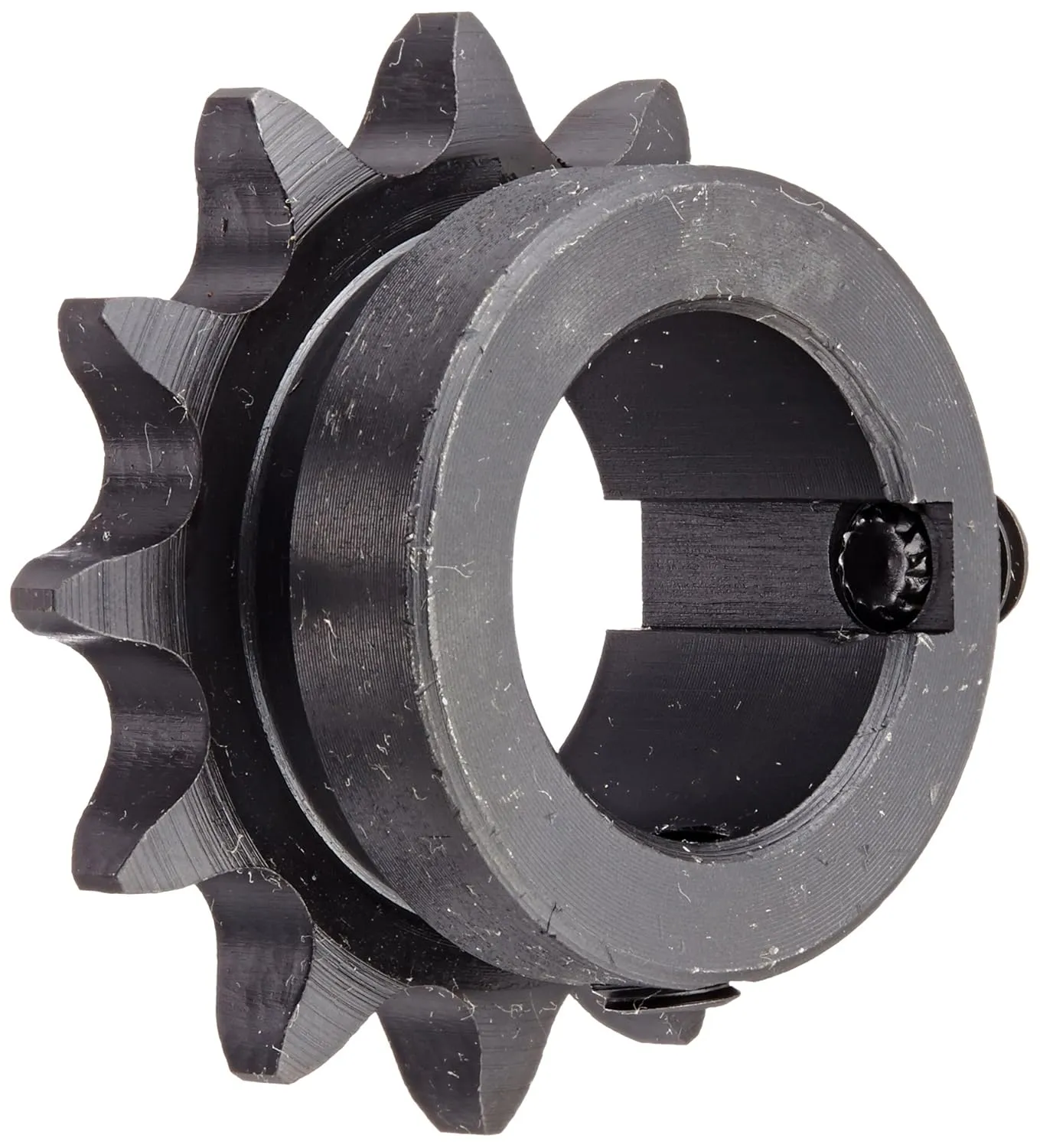 TSUBAKI - H40B12F-1 Tsubaki 40B12F-1 Finished Bore Sprocket, Single Strand, Hardened Teeth, Inch, #20 ANSI No., 1/2" Pitch, 12 Teeth, 1" Bore