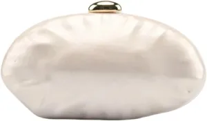 UMREN Shell Shaped Acrylic Clutch Purse Women Acrylic Egg Evening Bag Unique Marble Handbag for Wedding Party