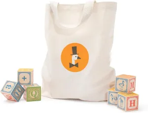 Uncle Goose Classic ABC Blocks with Canvas Bag - Made in The USA