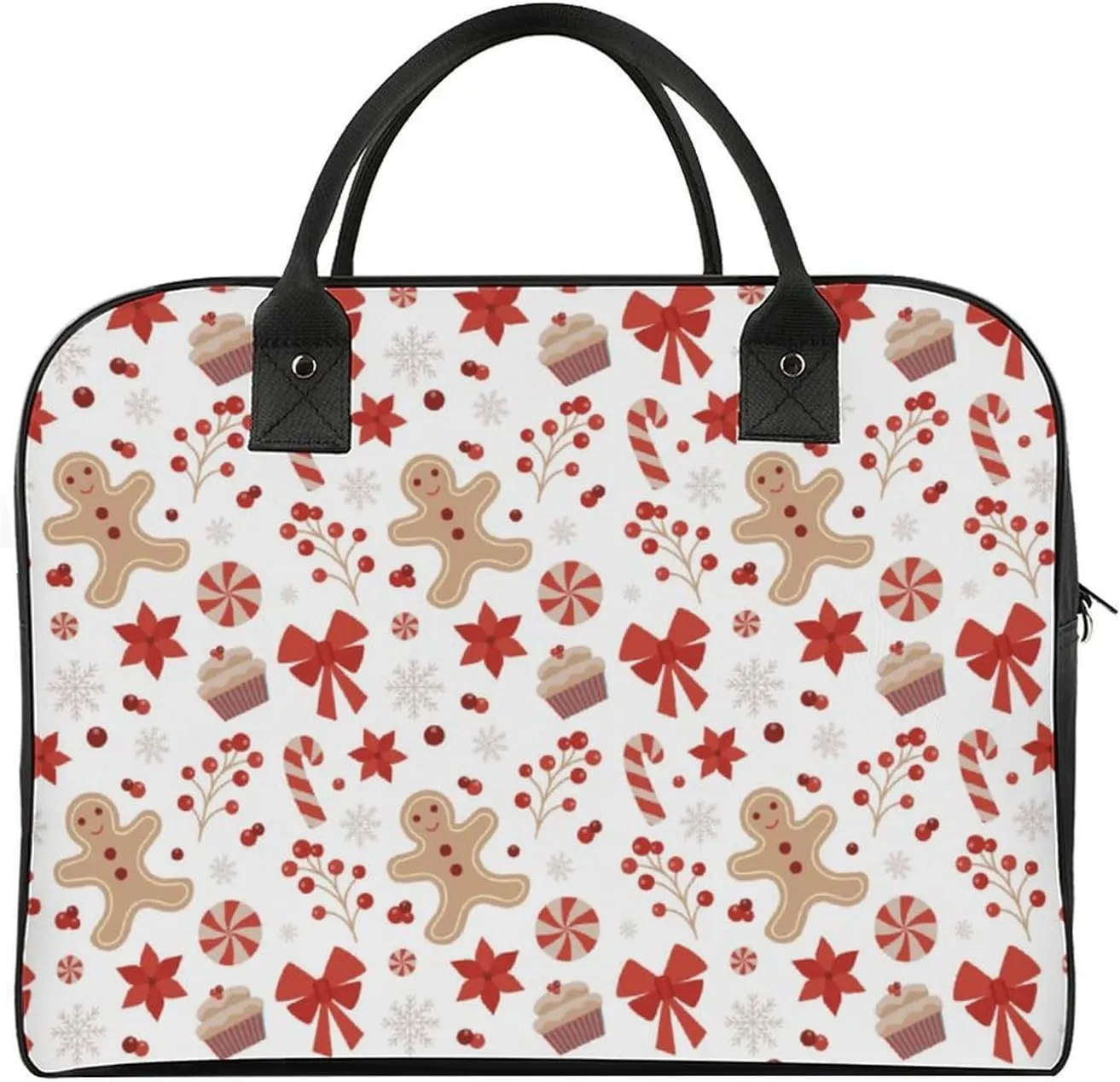 Unisex High-capacity Nylon Santa Gifts Stylish Handbag for Traveling 13" X 19" X 8"