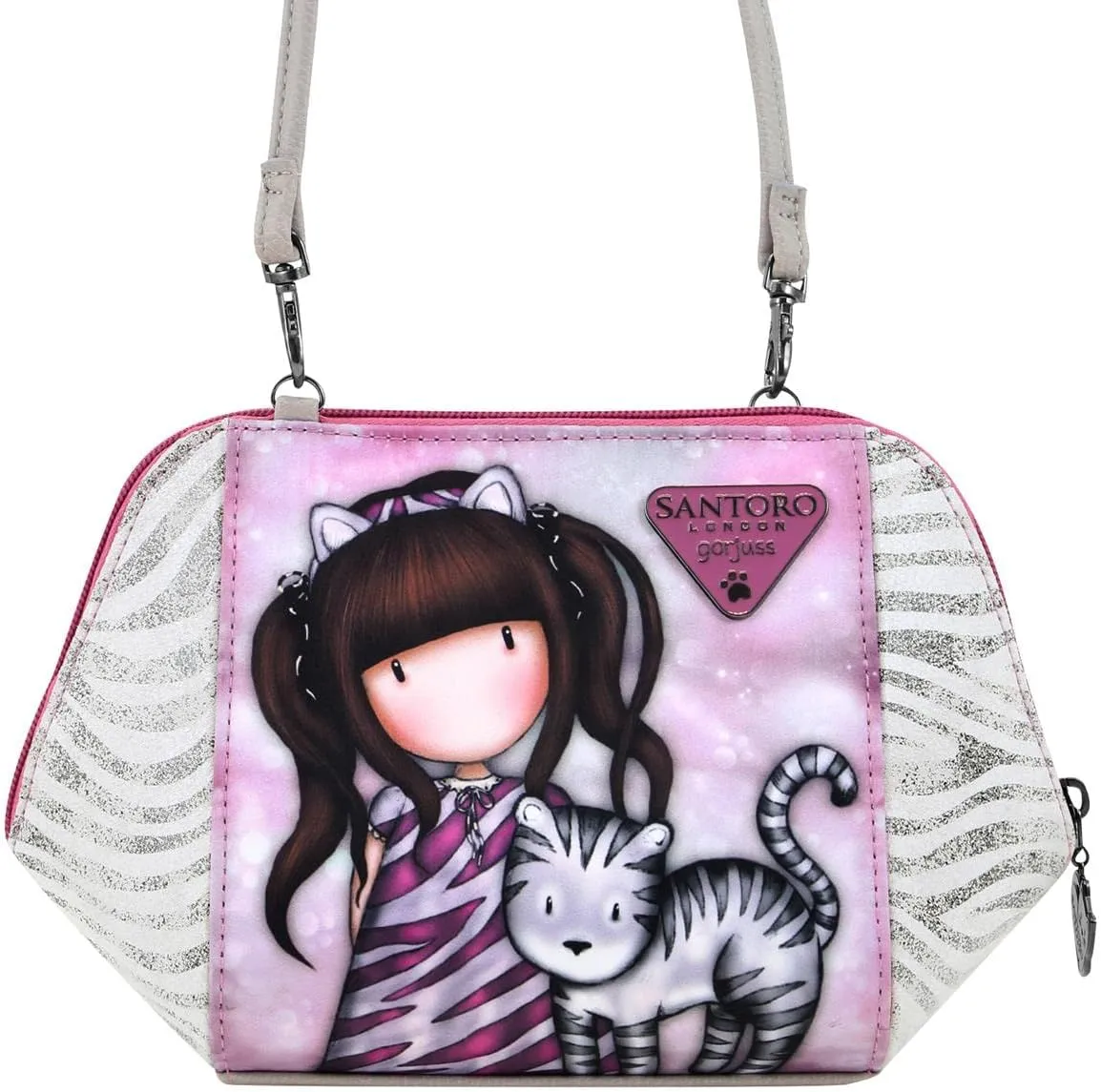 Unisex Kid's 1098GJ04 Gorjuss Crossbody Bag Ruby Wild, Multicoloured, Normal