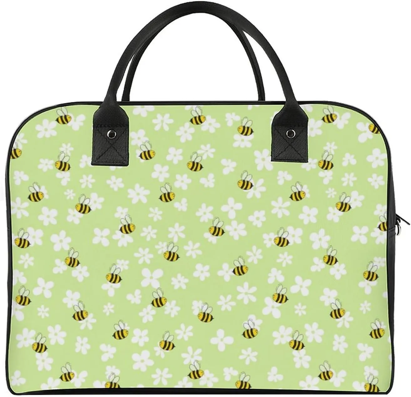 Unisex Shoulder Nylon Cherries Vintage Handbag for Journey 13" X 19" X 8"