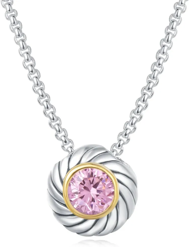 UNY Unique Fahsion Jewelry Sets Designer Inspired CZ Inlaid 2 Tone Womens Valentine's