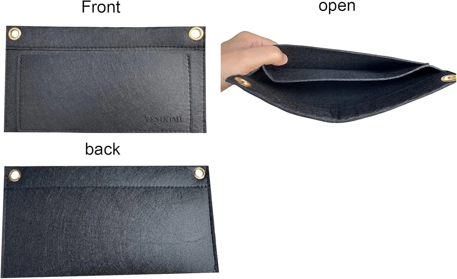 UPTOWN Envelope Clutch Conversion Kit Premium Felt Inset With 120cm Chain