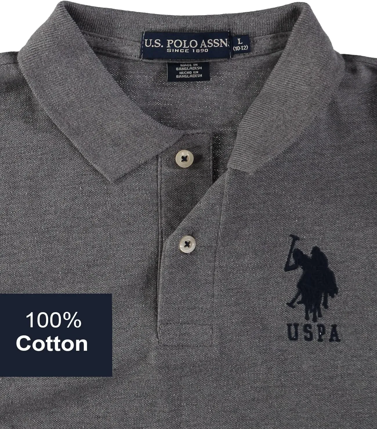 U.S. Polo Assn. Boys' Classic Polo Shirt