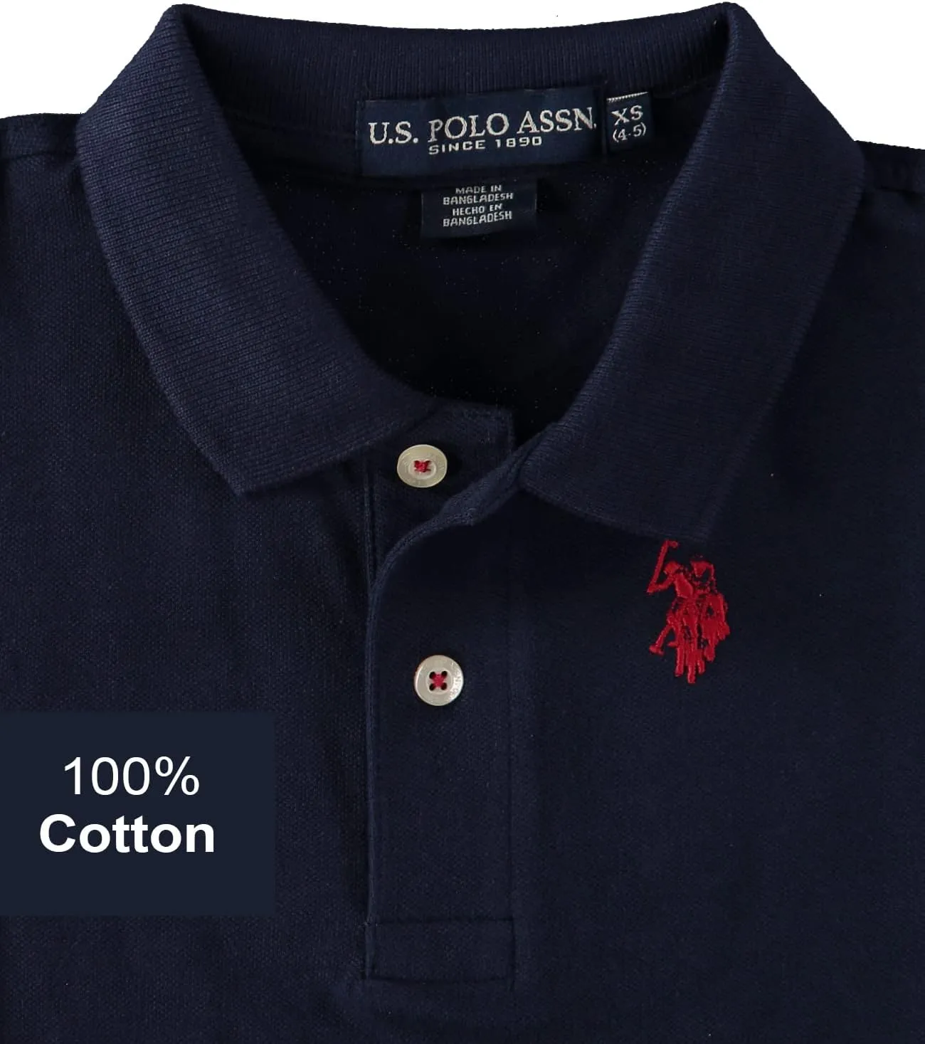 U.S. Polo Assn. Boys' Classic Polo Shirt