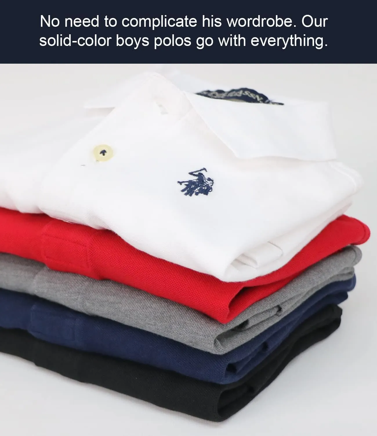U.S. Polo Assn. Boys' Classic Polo Shirt