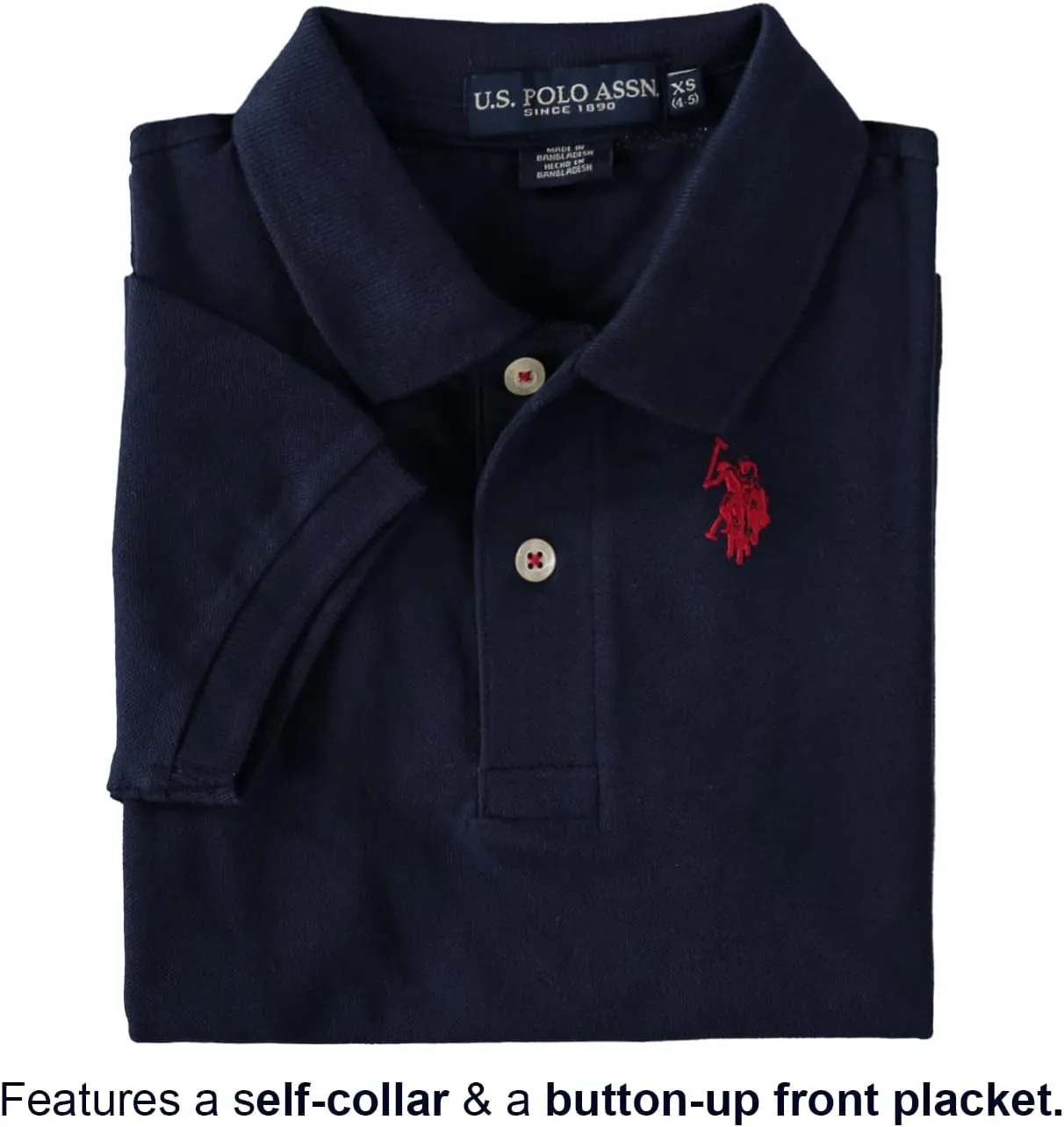 U.S. Polo Assn. Boys' Classic Polo Shirt