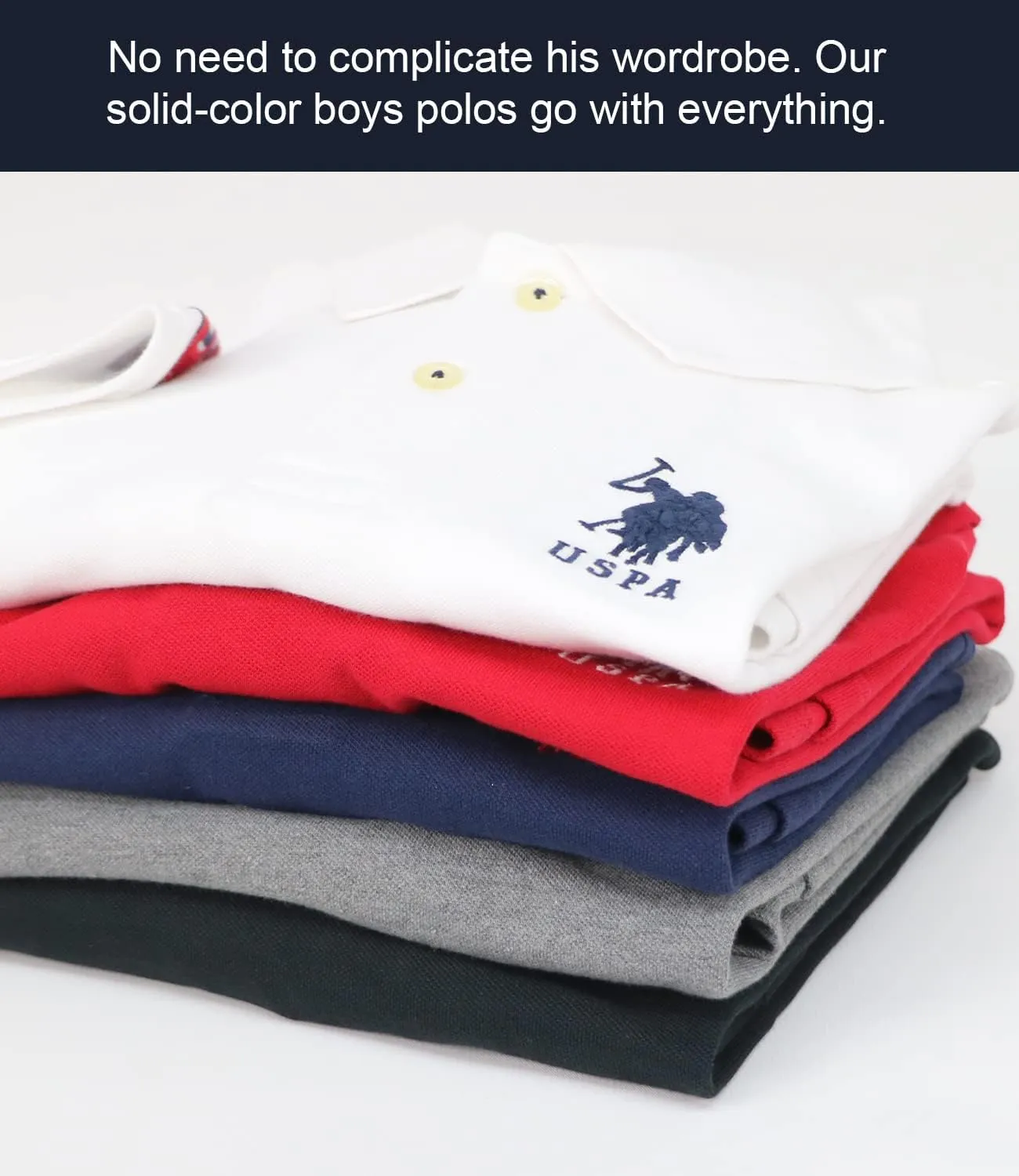 U.S. Polo Assn. Boys' Classic Polo Shirt