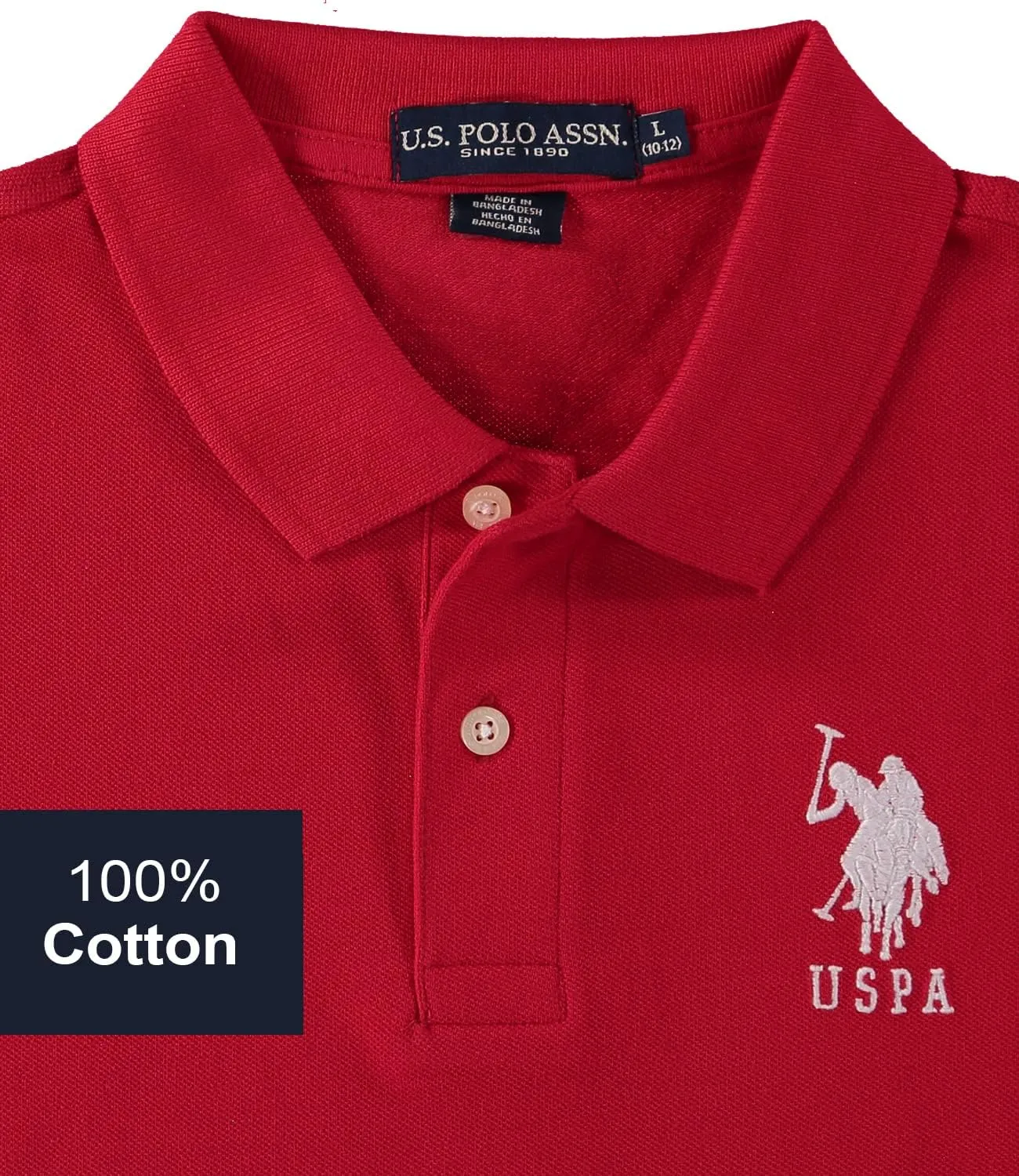 U.S. Polo Assn. Boys' Classic Polo Shirt