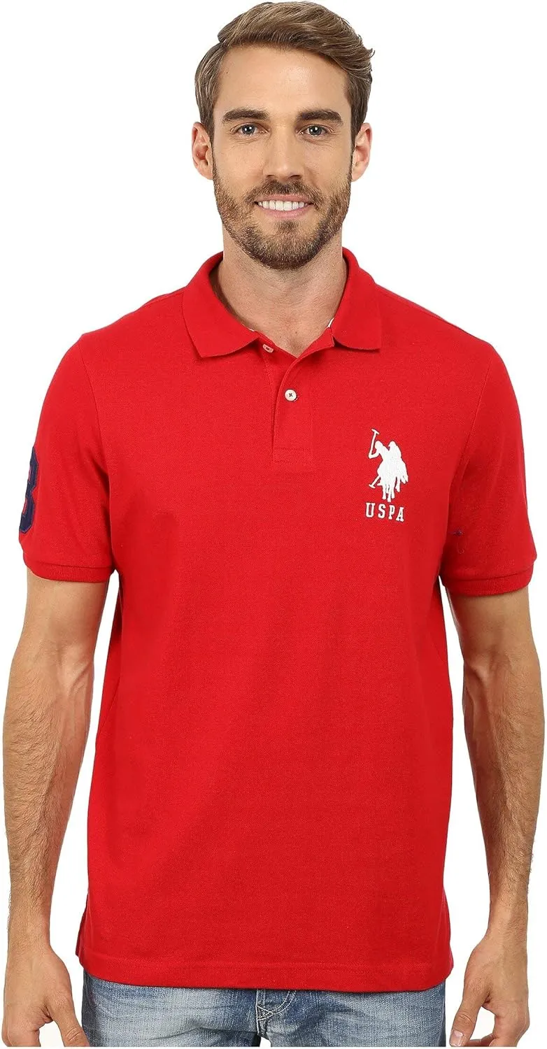 U.S. Polo Assn. Men's Solid Pique Polo Shirt
