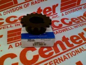 US TSUBAKI 35B17F-1 Chain Size 35, 17 Tooth Finished BORE Sprocket 1" BORE DIAM, 2.23 OD, 3/8" Chain Pitch, 2.041" Pitch DIAM