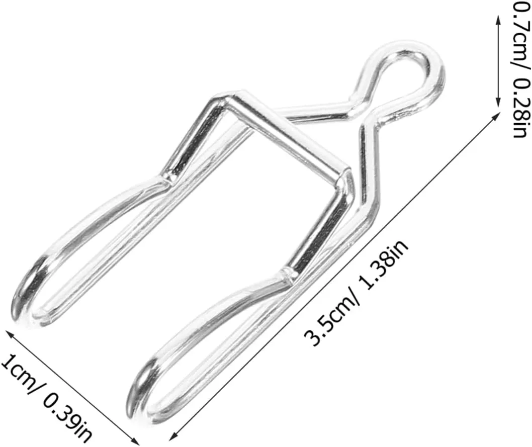 VALICLUD 100 Pcs Pocket Watch Clasp Watch Chain DIY Accessories Pocket Watch Chain Accessories Pocket Watch Chain