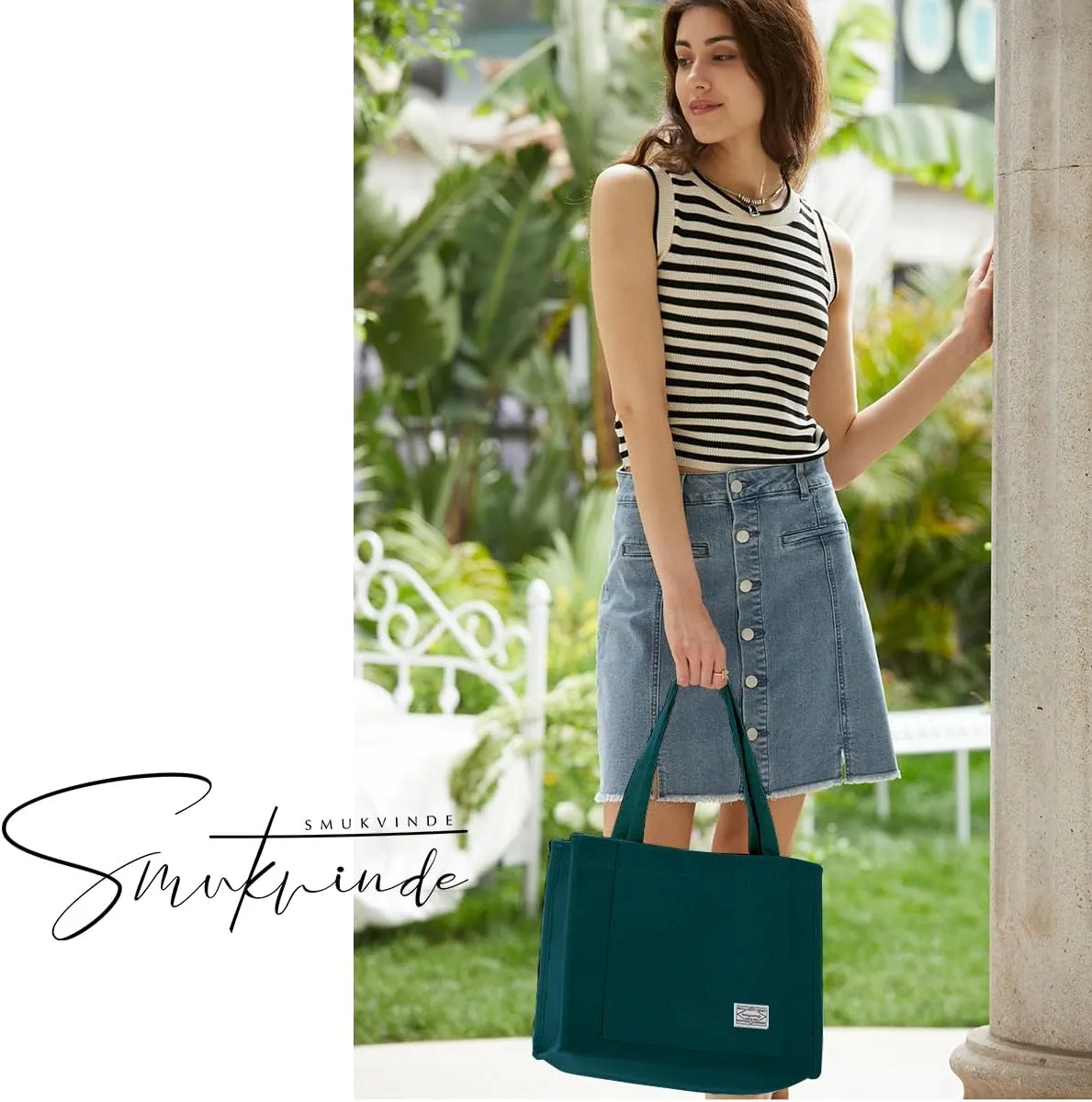 Valleycomfy Tote Bag for Women Corduroy Crossbody Tote Bag Purse Women Travel Shoulder Bags Work Handbags Everyday Hobo Bag