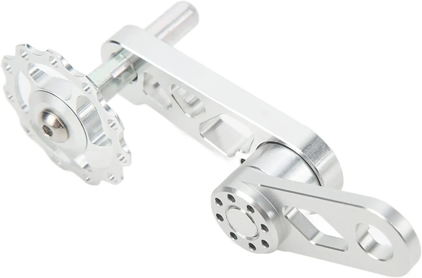 VBESTLIFE Single Speed Chain Tensioner, Aluminum Alloy Folding Bike Chain Stabilizer Bike Chain Tensioner for Single Speed Folding Bike