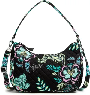 Vera Bradley Women's Cotton Frannie Crescent Crossbody Purse
