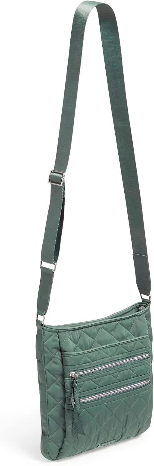 Vera Bradley Women's Performance Twill Triple Zip Hipster Crossbody Purse