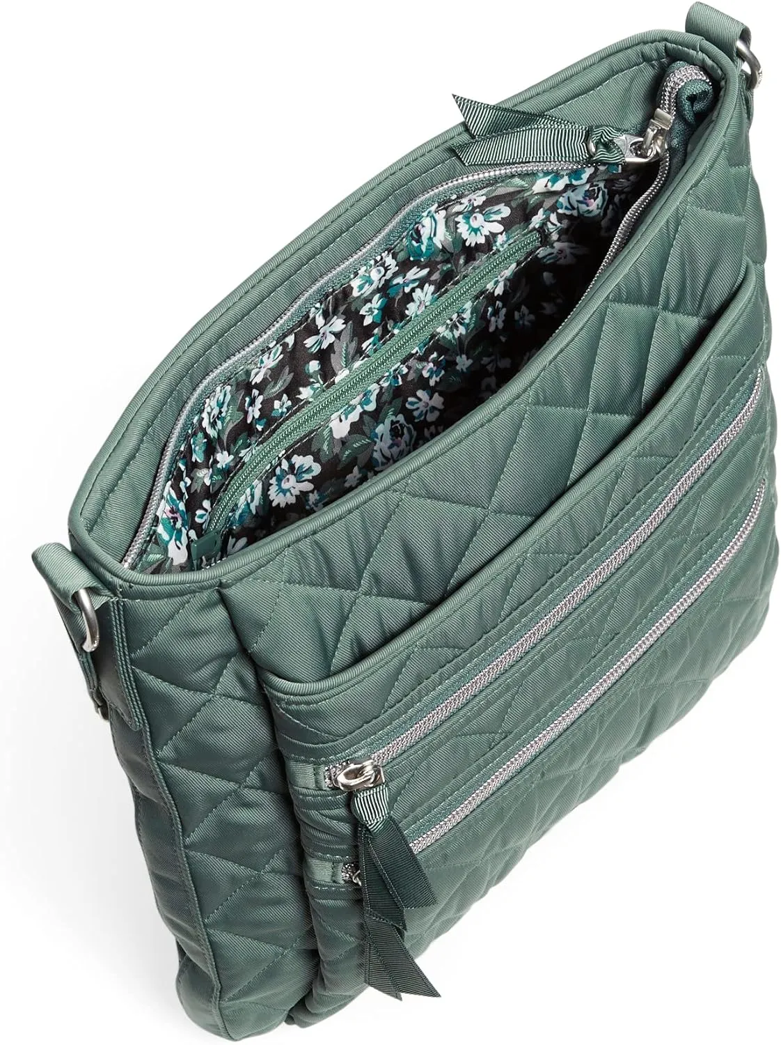 Vera Bradley Women's Performance Twill Triple Zip Hipster Crossbody Purse
