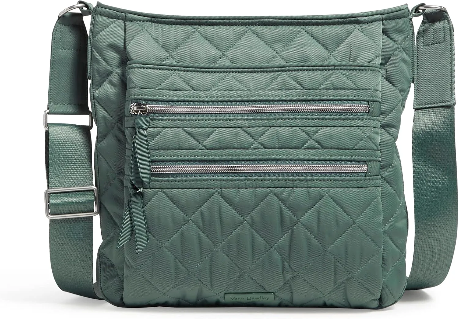 Vera Bradley Women's Performance Twill Triple Zip Hipster Crossbody Purse