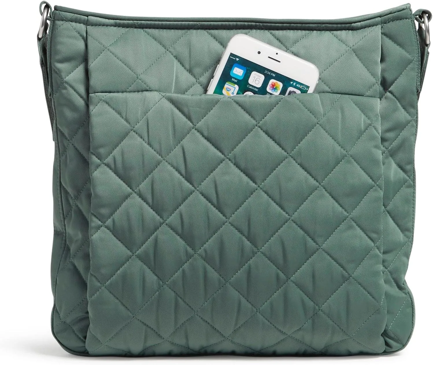 Vera Bradley Women's Performance Twill Triple Zip Hipster Crossbody Purse