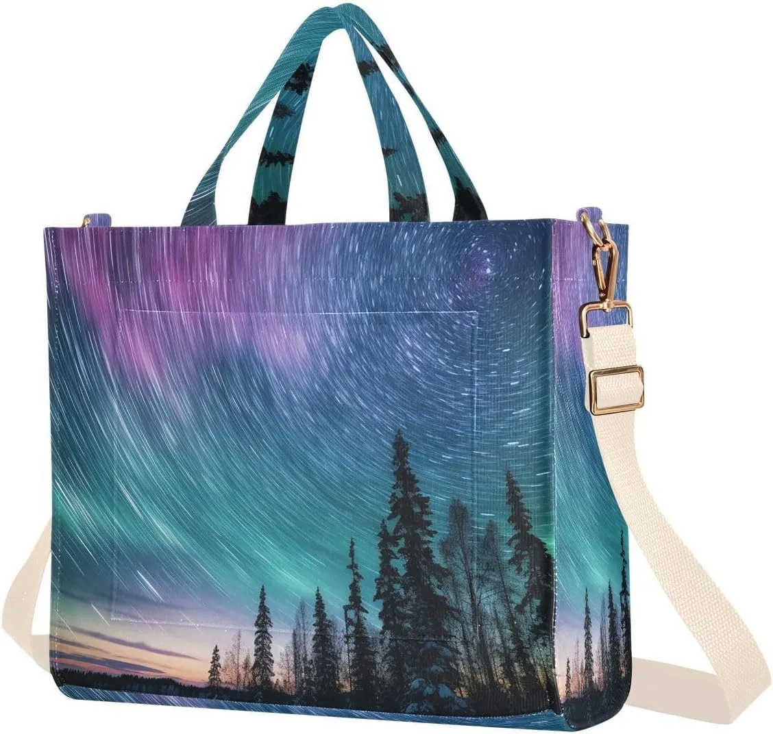 Vibrant Colors Aurora Women's Tote Handbags Top Handle Satchel Shoulder Bag Crossbody Bag