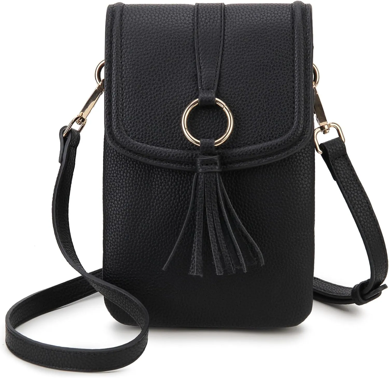 VX VONXURY Small Crossbody Bag for Women, PU Leather Cross Body Cell Phone Purse Shoulder Bag with Adjustable Strap
