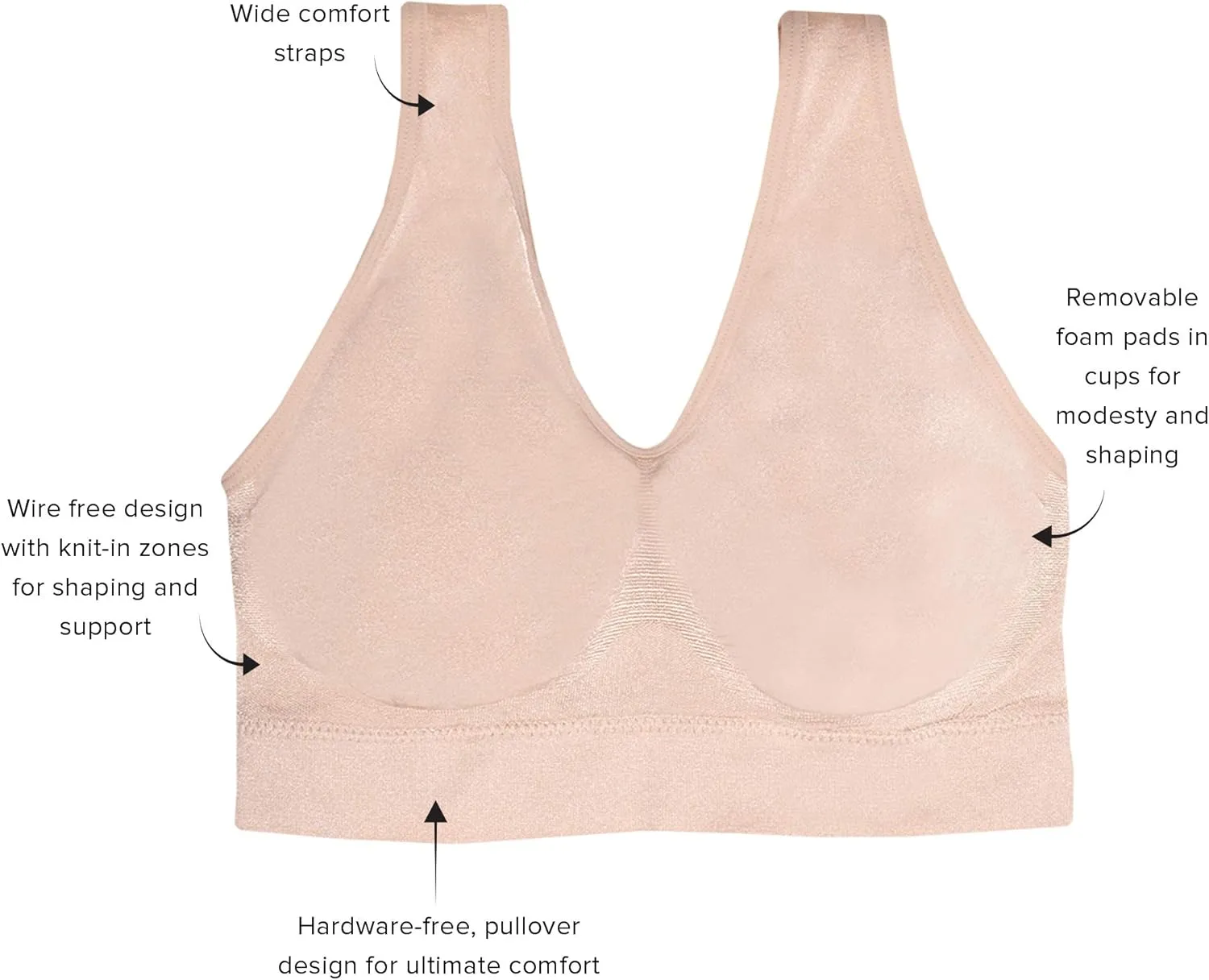 Wacoal Women's B-Smooth Wide Strap Bralette