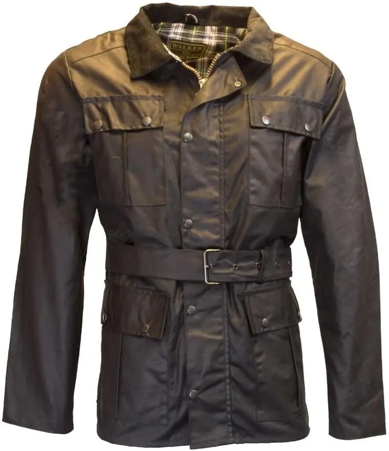 Walker and Hawkes - Men's Wax Grafton Motorcycle Jacket