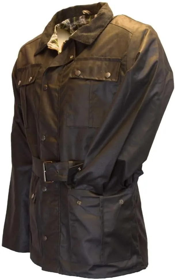 Walker and Hawkes - Men's Wax Grafton Motorcycle Jacket