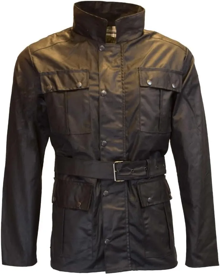 Walker and Hawkes - Men's Wax Grafton Motorcycle Jacket