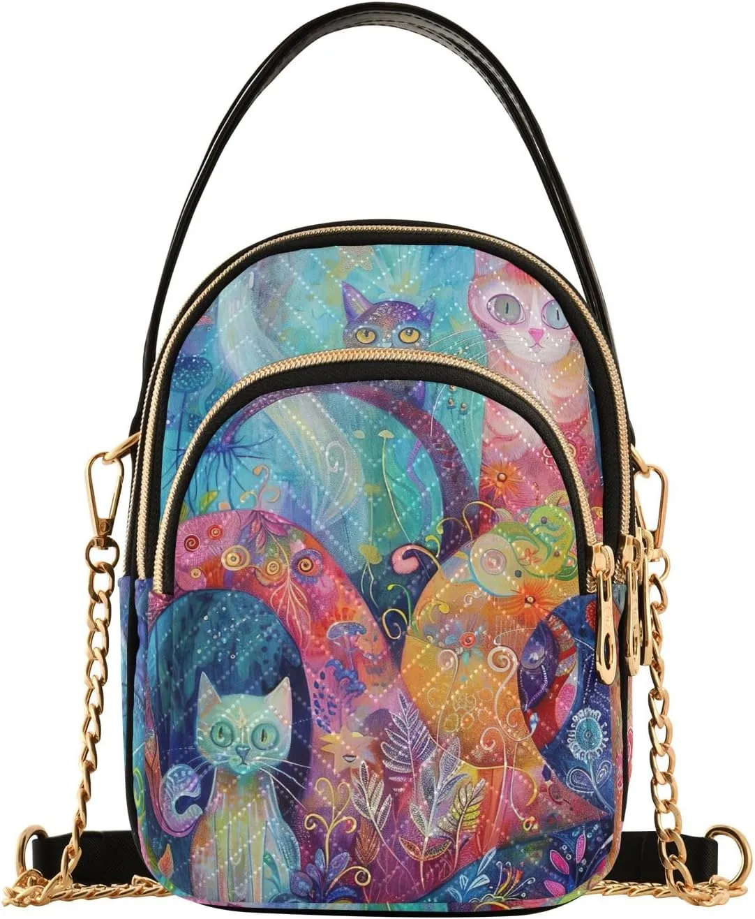 Watercolor Sea Parrot Shoulder Bags for Women Trendy Women Handbags