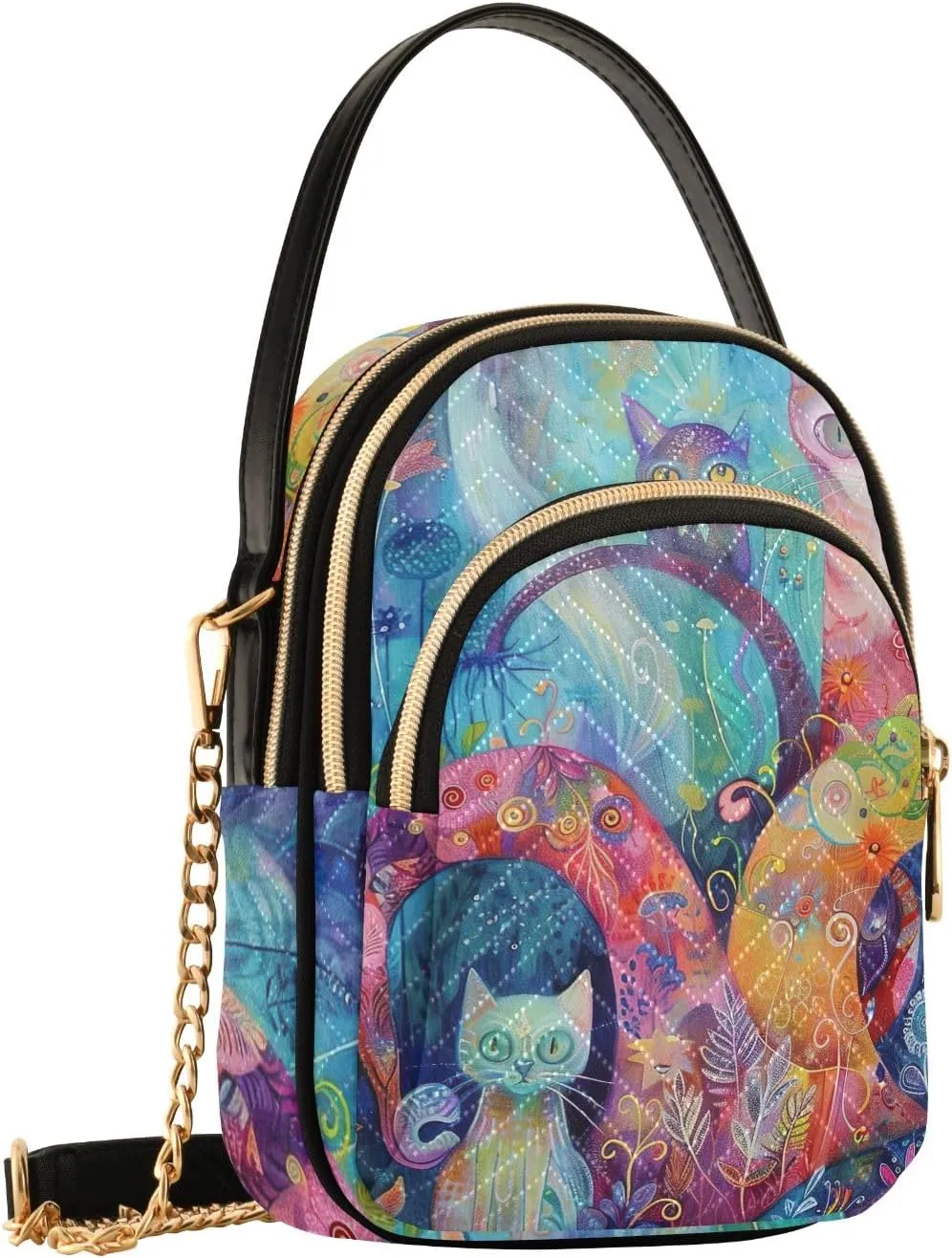 Watercolor Sea Parrot Shoulder Bags for Women Trendy Women Handbags