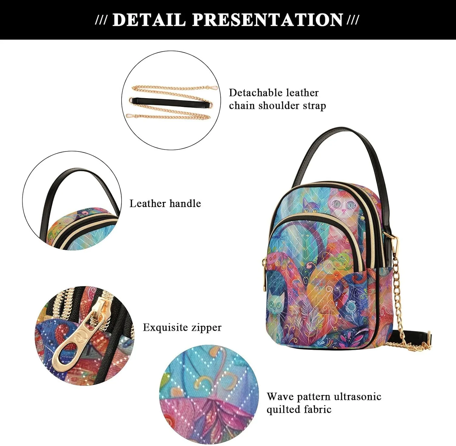 Watercolor Sea Parrot Shoulder Bags for Women Trendy Women Handbags