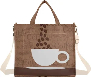 WIHVE Tote Bag for Women Corduroy Handbag Fashion Crossbody Bag