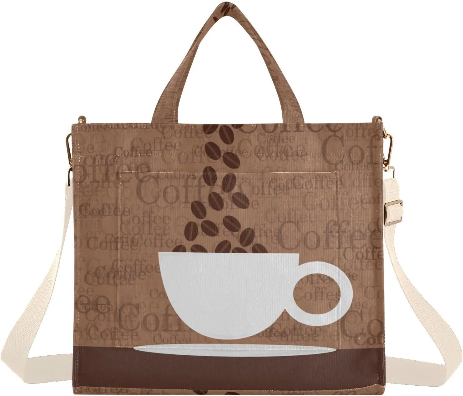 WIHVE Tote Bag for Women Corduroy Handbag Fashion Crossbody Bag