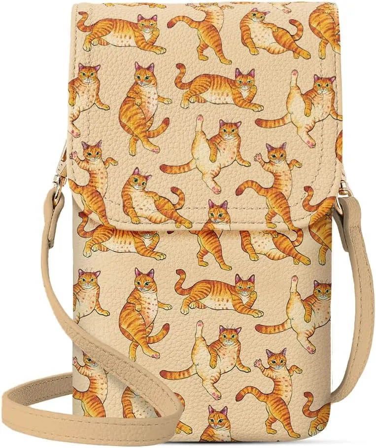 WIRESTER Small Crossbody Cell Phone Bag, Cute Shoulder Bag, Fashionable Bag for Walking, Traveling, Shopping, Working