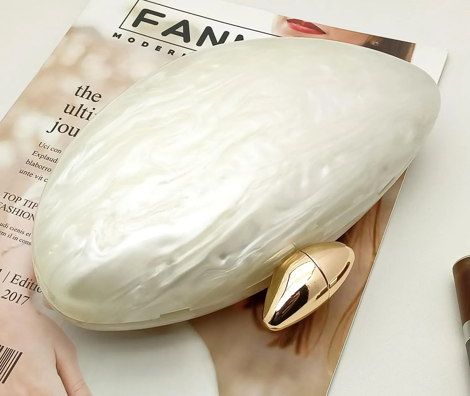 Women Acrylic Clutch Purse Marbled Evening Shoulder Bag for Wedding Cocktail Party Prom