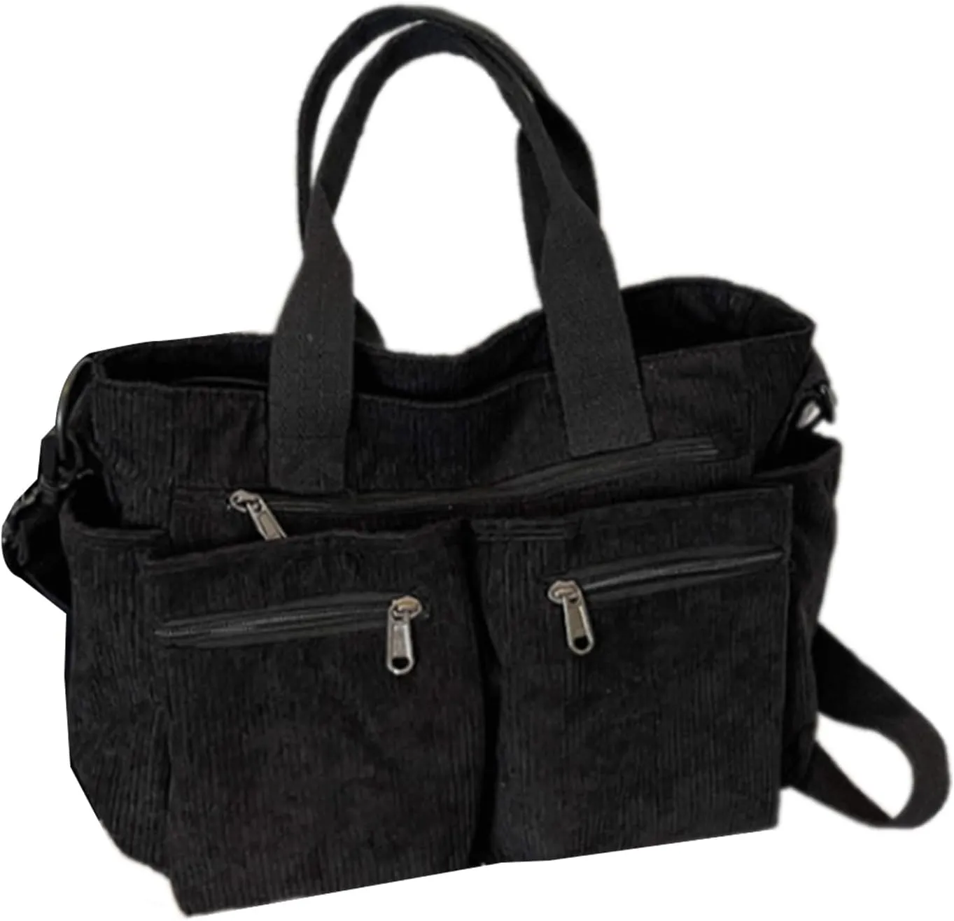 Women Corduroy Shoulder Bag Fashion Cord Handbag Large Capacity Crossbody Bag Shopping Bag Korean Styles Messengers Bag