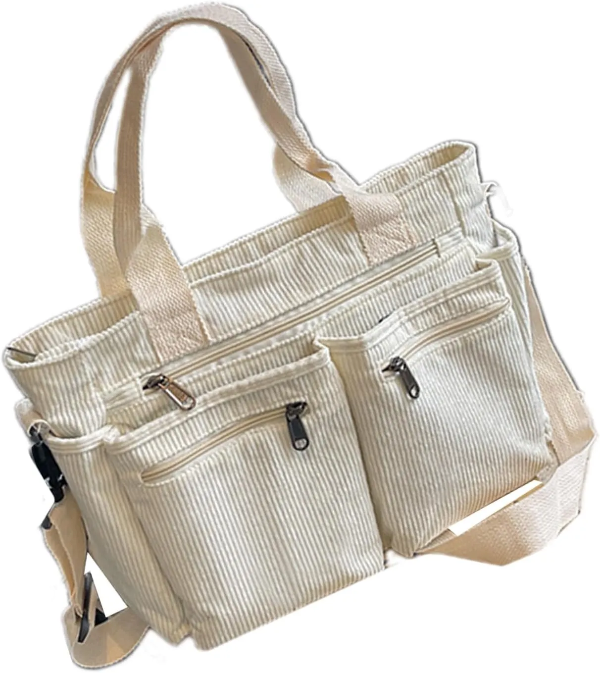 Women Corduroy Shoulder Bag Fashion Cord Handbag Large Capacity Crossbody Bag Shopping Bag Korean Styles Messengers Bag