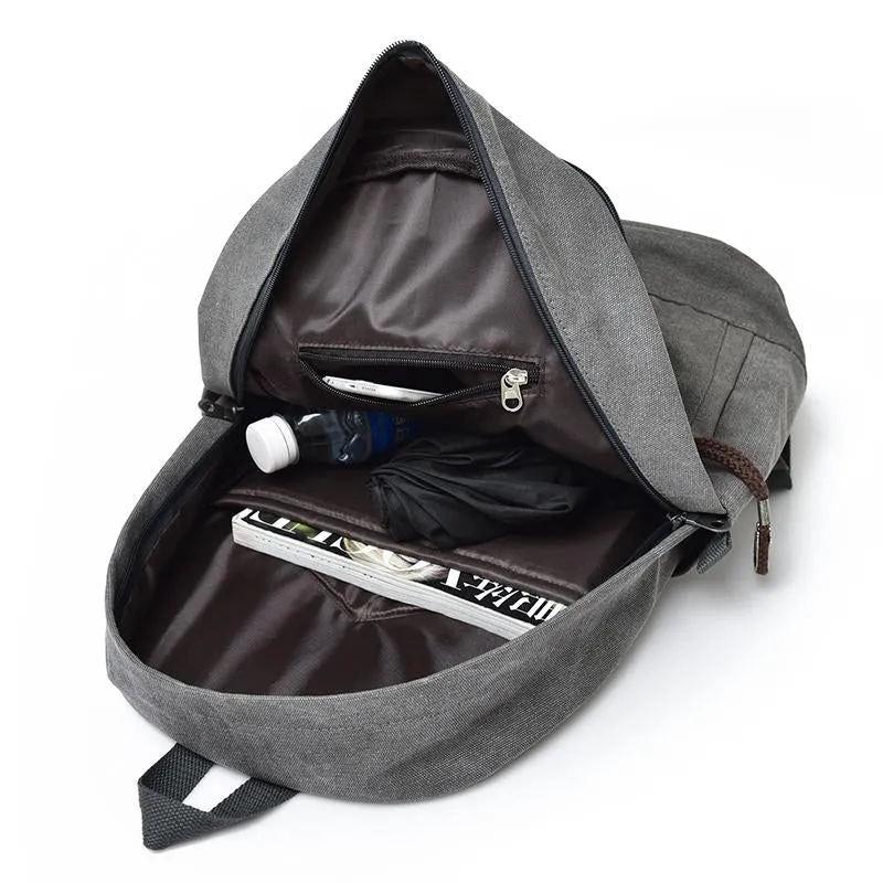Women Men Canvas Backpack Bags On Sale
